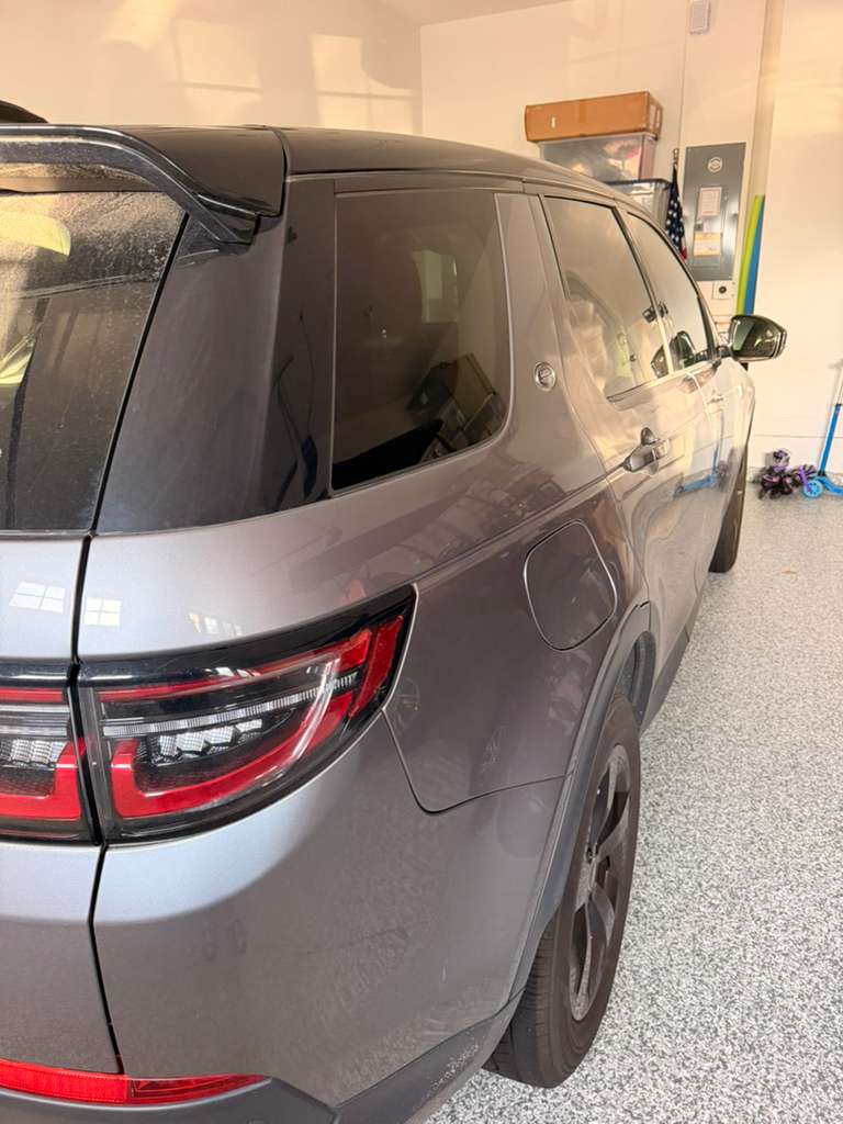 2020 Land Rover Discovery Sport, rear three-quarter view
